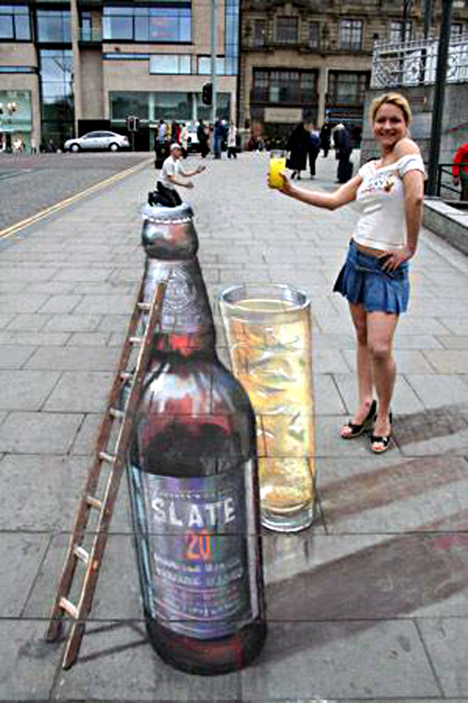 3d chalk drawings wrong angle